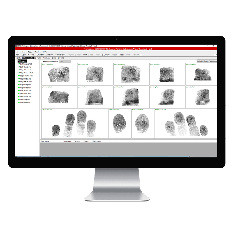 نرم‌افزار مدیریت Livescan HID