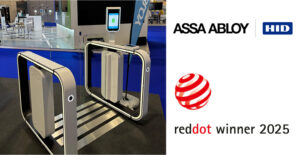 سیستم eGate فرودگاهی برنده جوایز توسط HID و ASSA ABLOY، برنده جایزه طراحی Red Dot 2025.