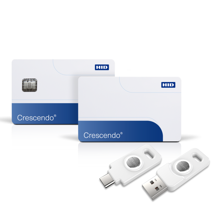 کارت‌های هوشمند Crescendo و کلیدهای امنیتی USB