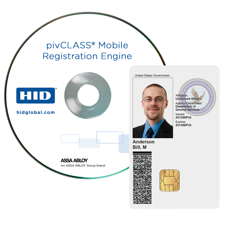 موتور ثبت‌نام موبایل HID pivCLASS
