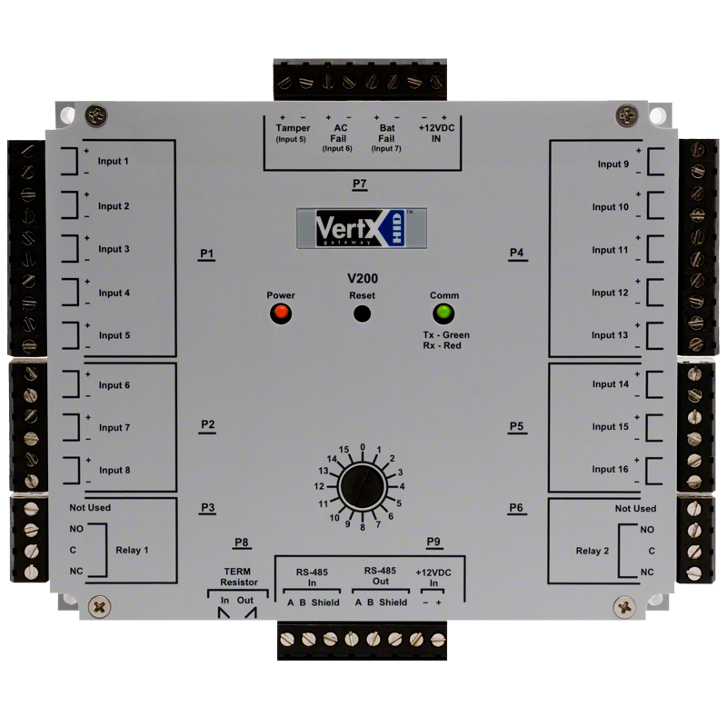رابط مانیتور ورودی VertX V200