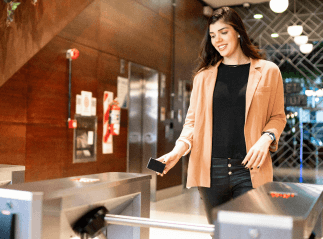 اسکن سریع برای آسانسورها و گیت‌های گردان